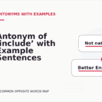 Antonym of ‘include’ with Example Sentences