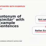 Antonym of ‘similar’ with Example Sentences