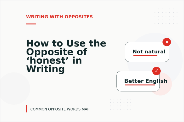 How to Use the Opposite of ‘honest’ in Writing